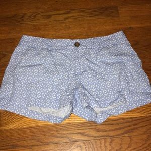 Baby blue print Shorts